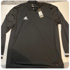 adidas Black Long Sleeve Athletic Pullover